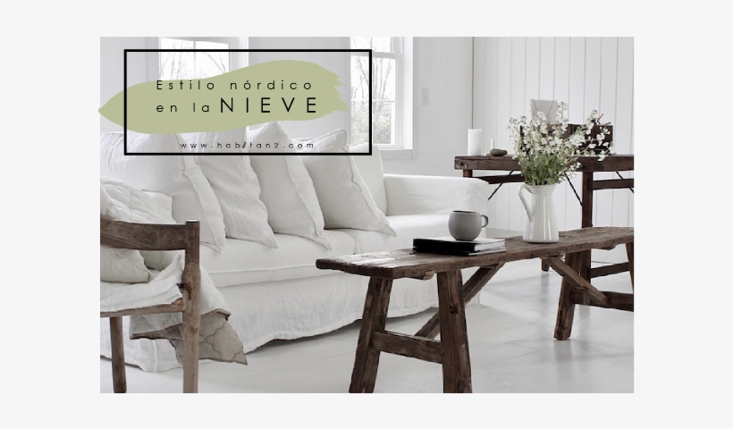 Estilo Nórdico En La Nieve By Habitan2 *diseño Y Decoración - Coffee Table, transparent png