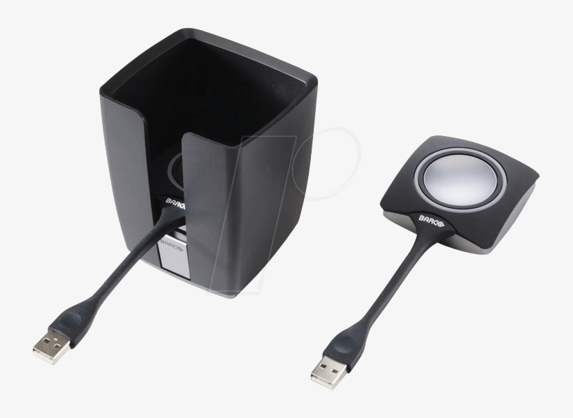 2x Wireless Clickshare Buttons And Tray Barco R9861500p01 Barco