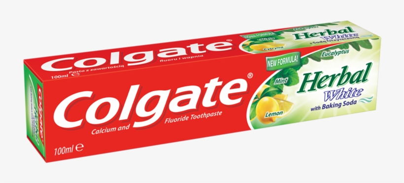 620499 Colgate Hambapasta Herbal White 100ml 12*100ml, transparent png
