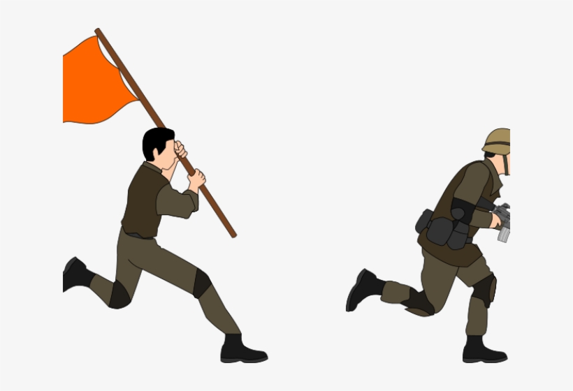 Navy Clipart Soldier Salute - Soldier Clipart Png, transparent png