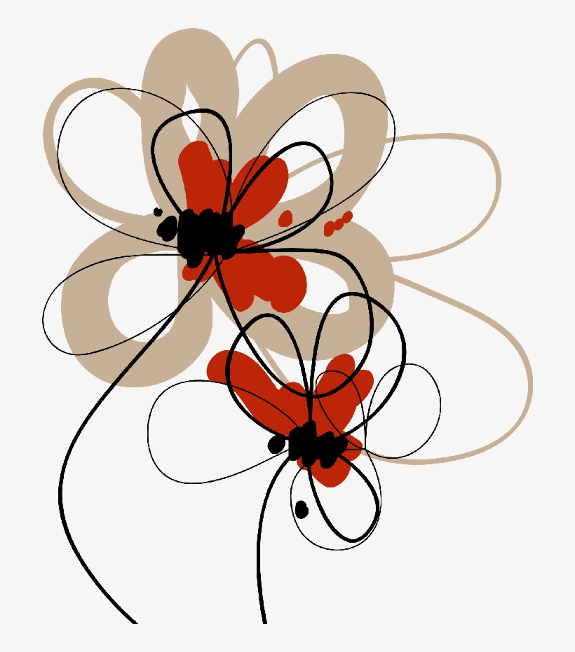 Volver - Abstract Flowers Vector, transparent png