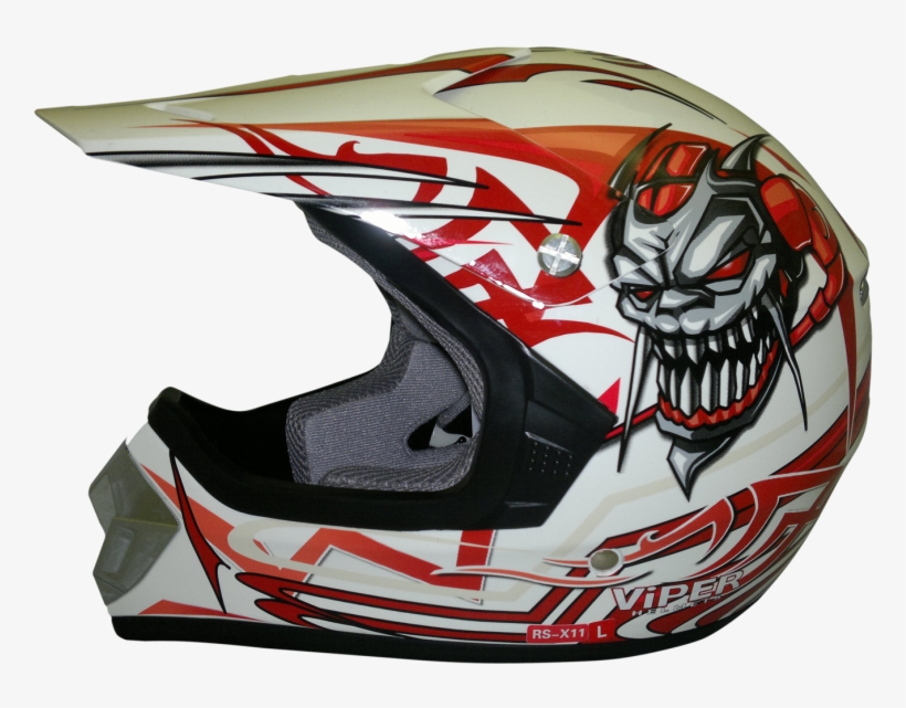 X11-skullred - Motorcycle Helmet, transparent png