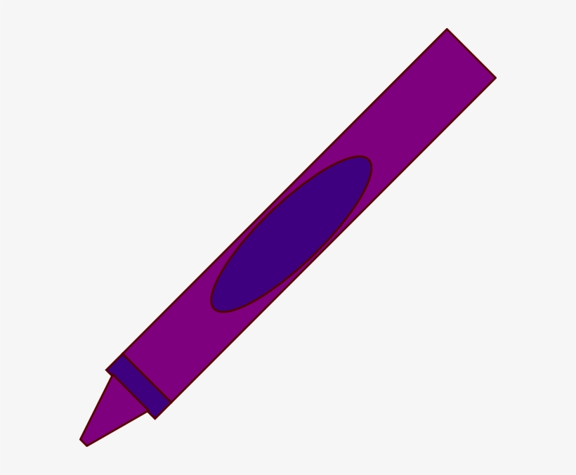 Crayon Clipart Navy Blue - Clip Art, transparent png