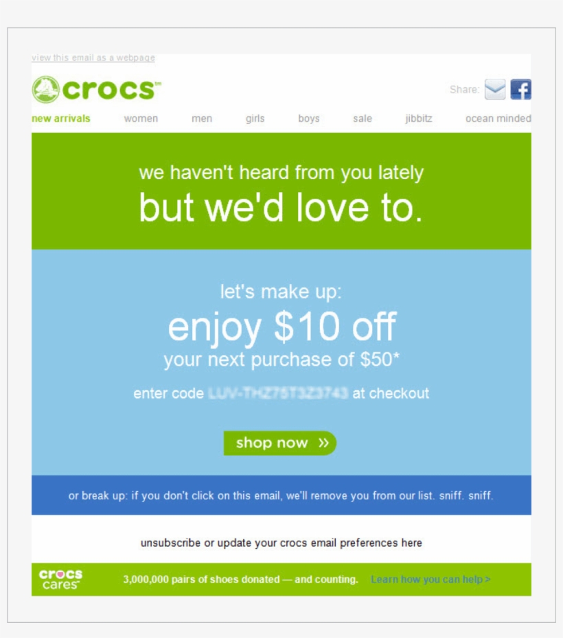 How To Write Newsletters That Get Opened Read And Clicked - Crocs, transparent png