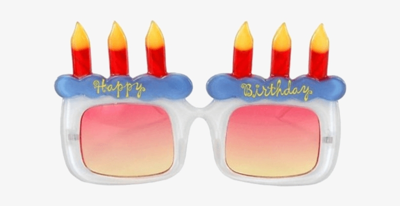 Happy Birthday Glasses Png, transparent png