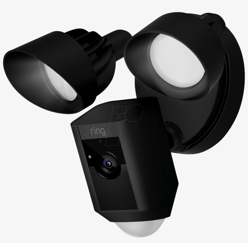 Floodlight Cam - Black - Ring Floodlight Cam Black, transparent png