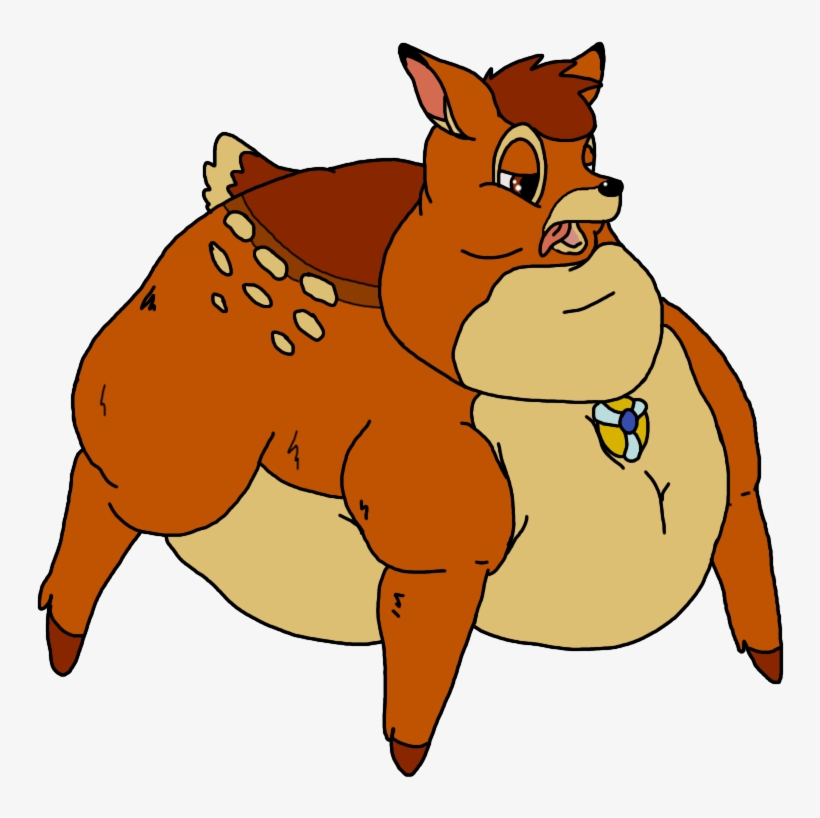 Bambi's Sudden Growth - Cartoon, transparent png