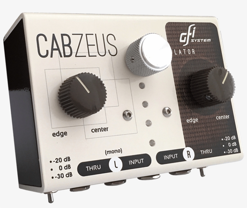 Gfi System Cabzeus Stereo Speaker Simulator Di - Simulateur De Haut Parleur Guitare, transparent png