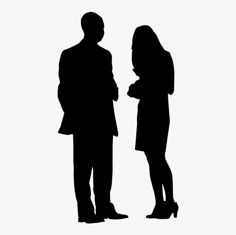 Businessman Silhouette - Front Person Walking Png, transparent png
