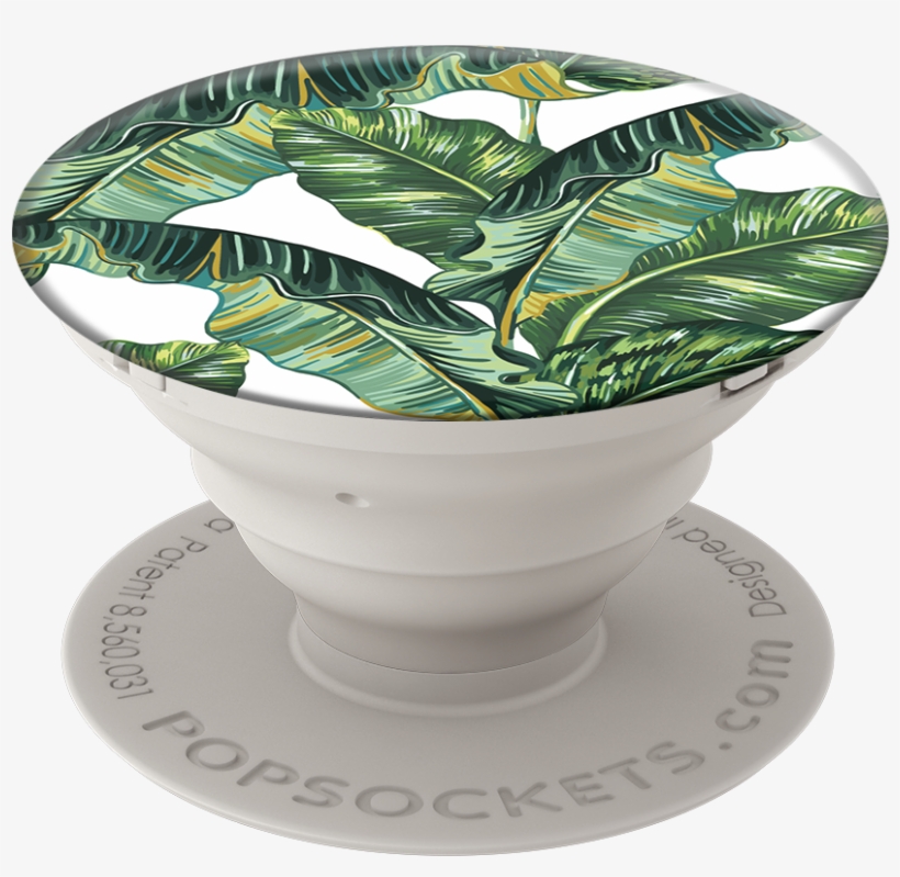 'banana Republican' Popsocket - Palm Leaf Pop Socket, transparent png