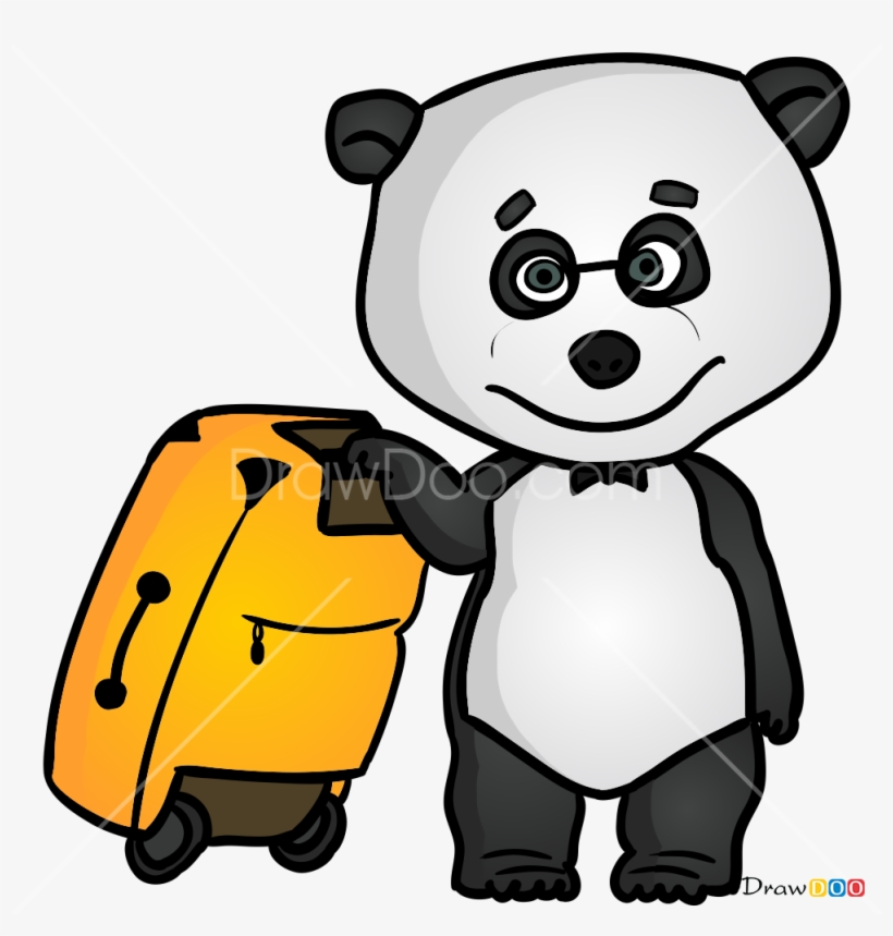 How To Draw Panda Masha And The Bear Png Masha And - Cartoon, transparent png