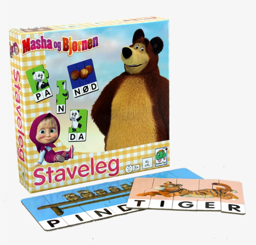 Masha And The Bear Spelling Game - Cartoon, transparent png