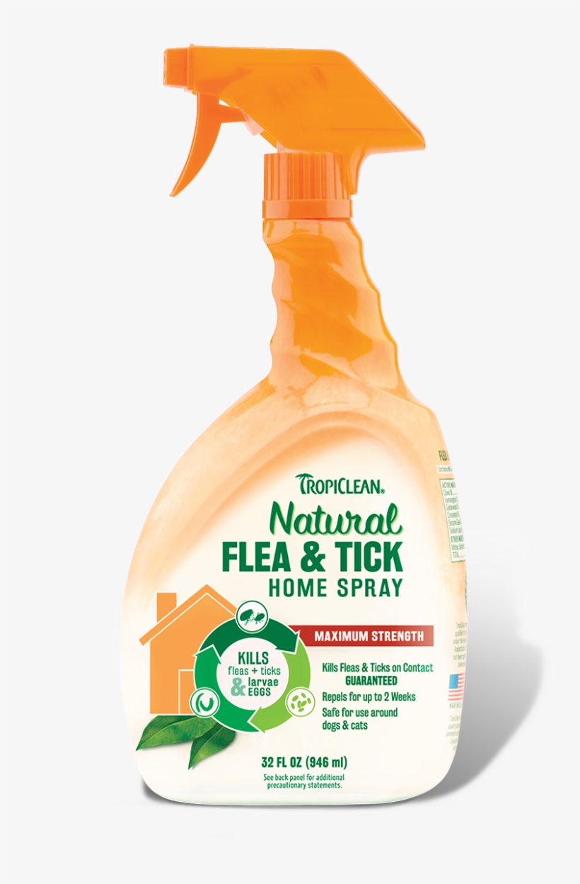 Rollover To Zoom - Tropiclean Natural Flea & Tick Home Spray, transparent png