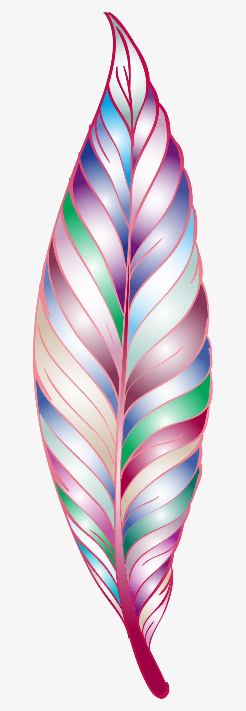 This Free Icons Png Design Of Prismatic Feather, transparent png