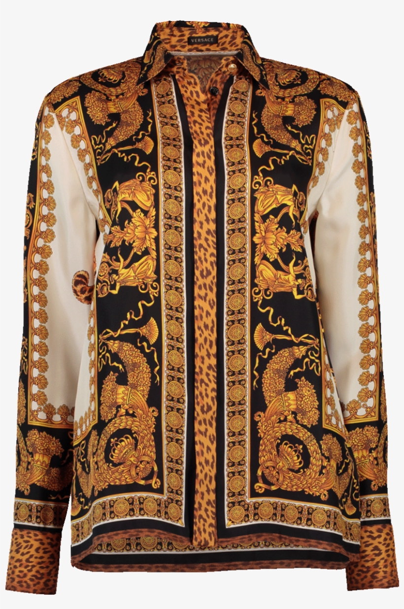 Loading Zoom - Camice Stampate Stile Versace, transparent png