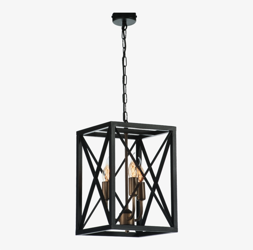 Lampa Klatka 3 Źródła, transparent png