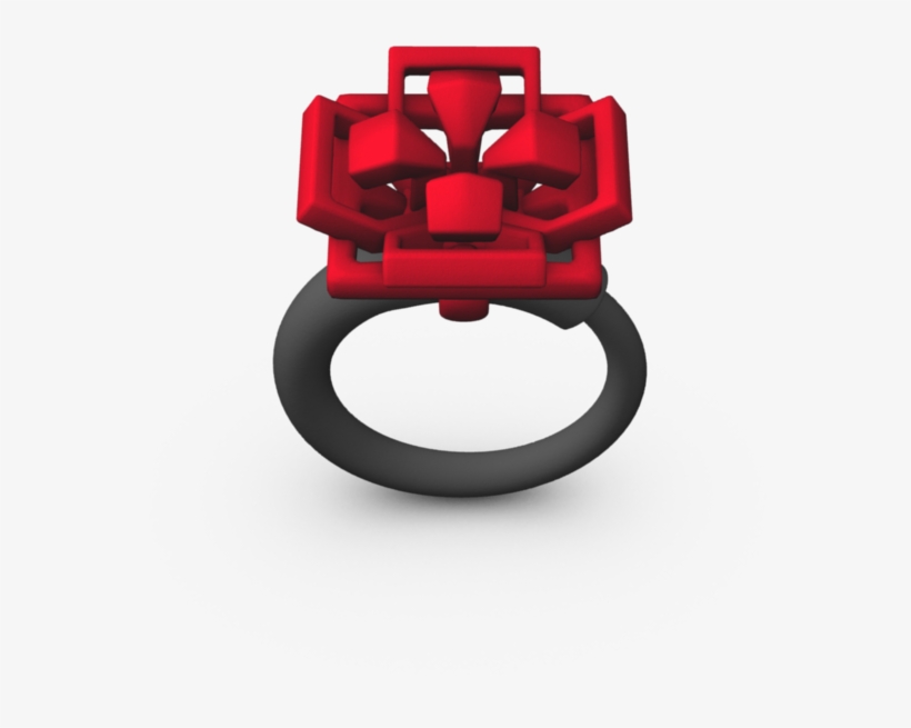 Red Geobloom - Lego, transparent png