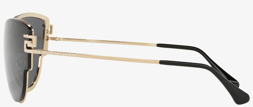 Embellished Cat Eye Sunglasses For Women Official - Silver, transparent png