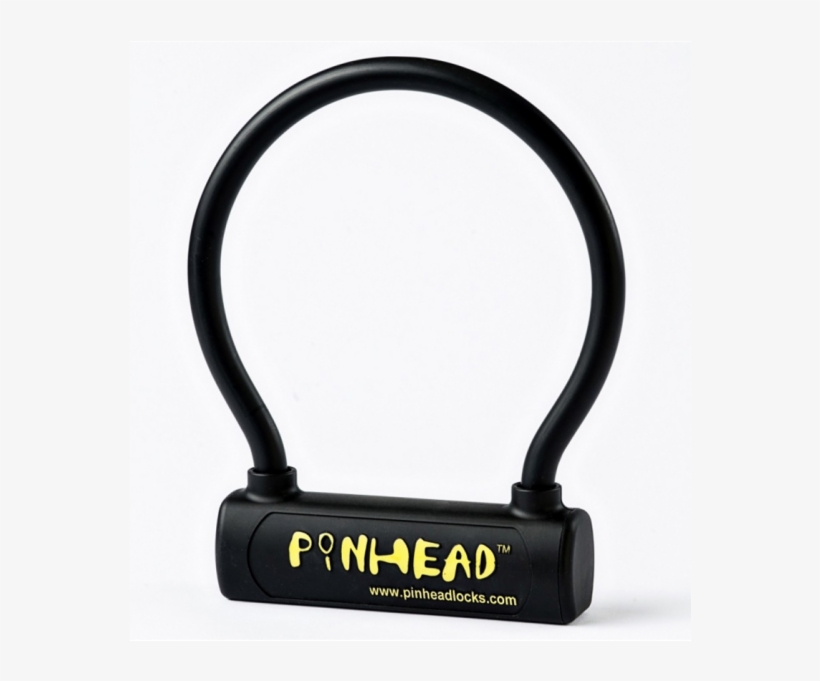 Pinhead Bubble Shackle Lock Bike Frame Steel Black - Strap, transparent png