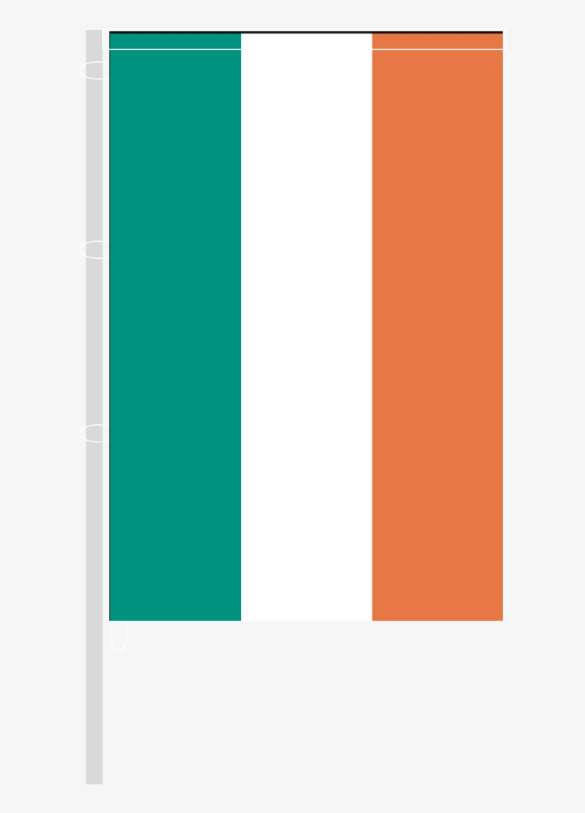 Vertical Flag With Tunnel - Irish Flag Vertical, transparent png