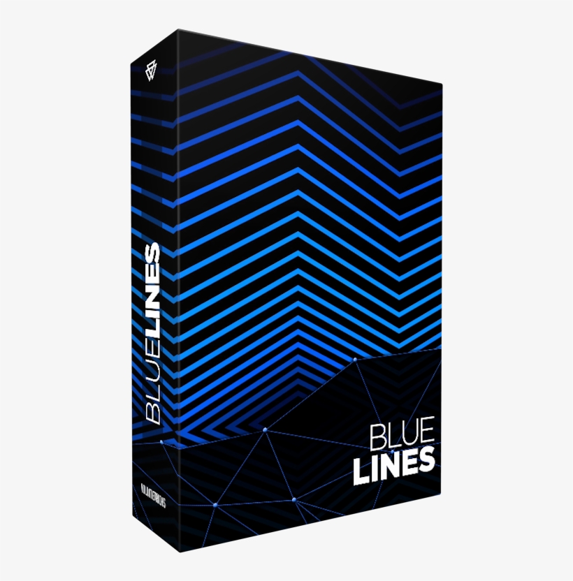 Blue Lines Vj Loops - Box, transparent png