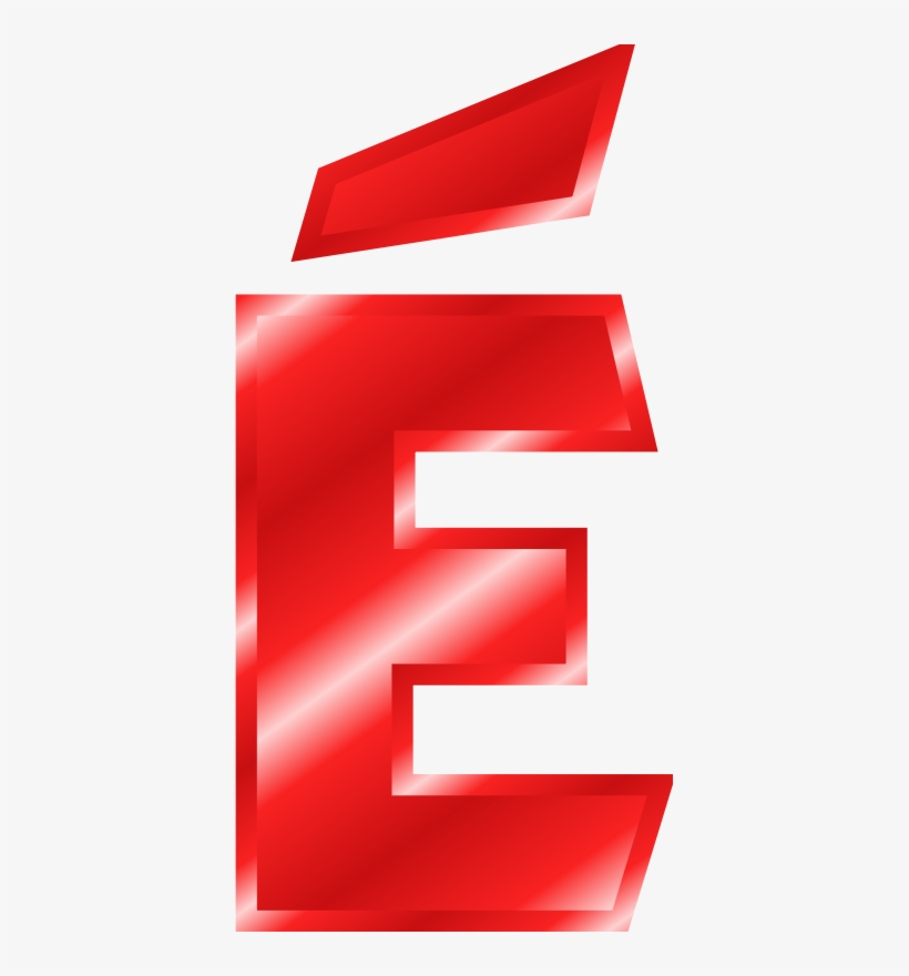 Effect Letters Alphabet Red - Letter E Red Clipart, transparent png