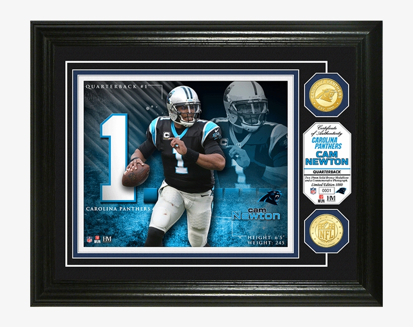 Cam Newton 13" X 16" Limited Edition - Picture Frame, transparent png