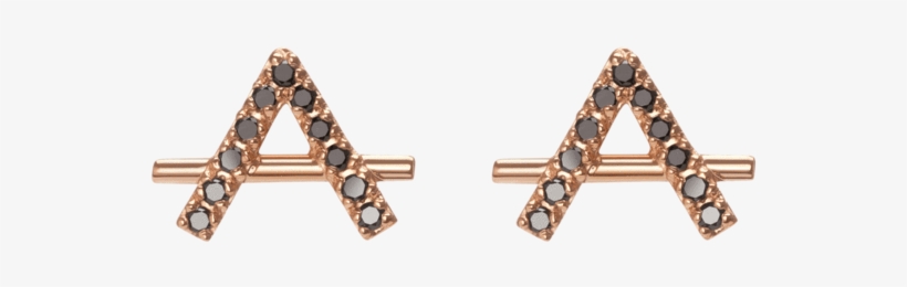 Icon Earring With Black Diamonds - Earrings, transparent png
