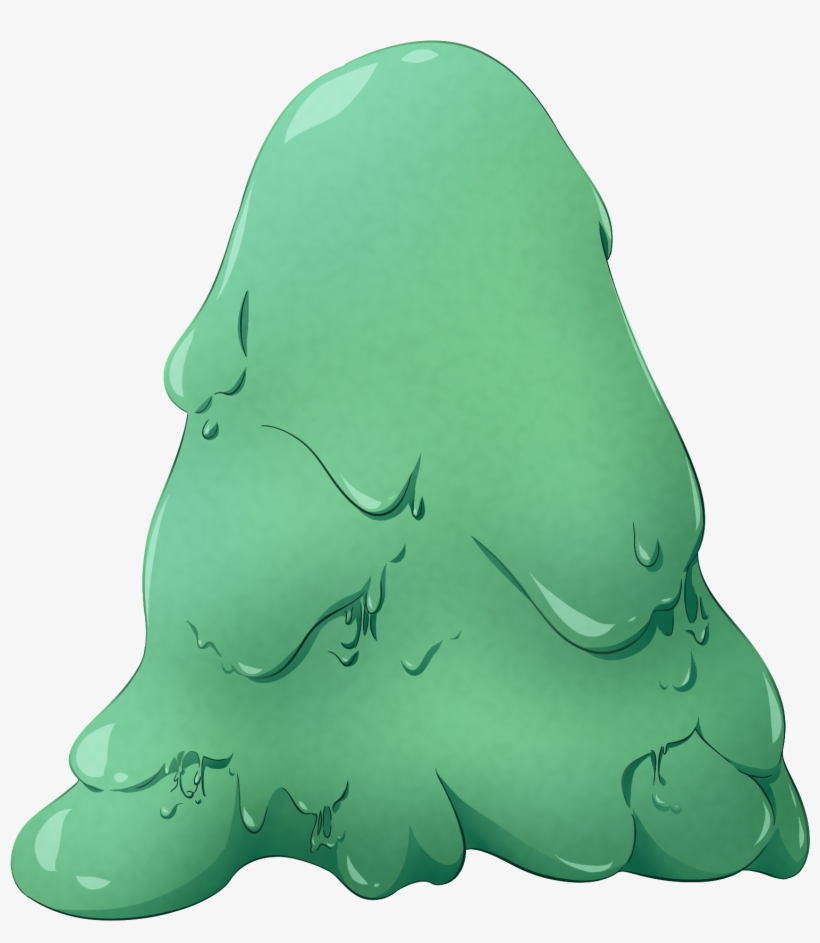 Green Slime - Illustration, transparent png