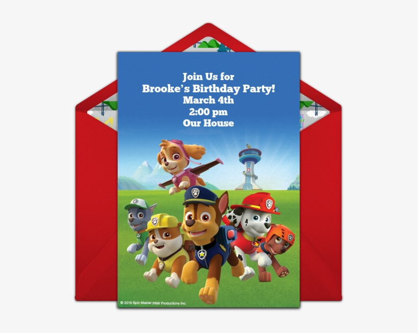Paw Patrol Ready For Action Online Invitation - Paw Patrol Live In Manila, transparent png