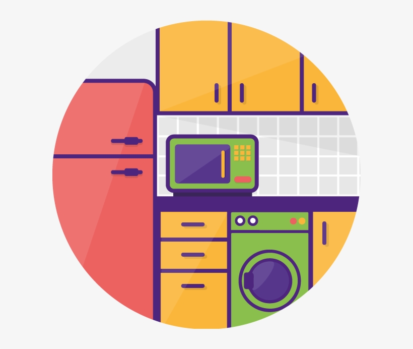 Household Appliances - Circle, transparent png