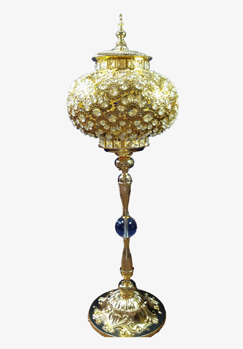 Hand Crafted Globe Mubkhara, 3ft Tall In Gold - Brass, transparent png