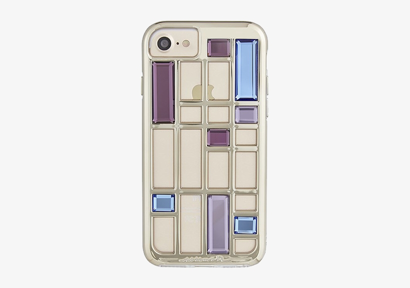 Case-mate Gold Caged Crystal Case Suits Iphone - Mobile Phone Case, transparent png