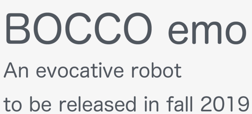 The New Robot From Yukai Engineering Bocco Emo - Circle, transparent png