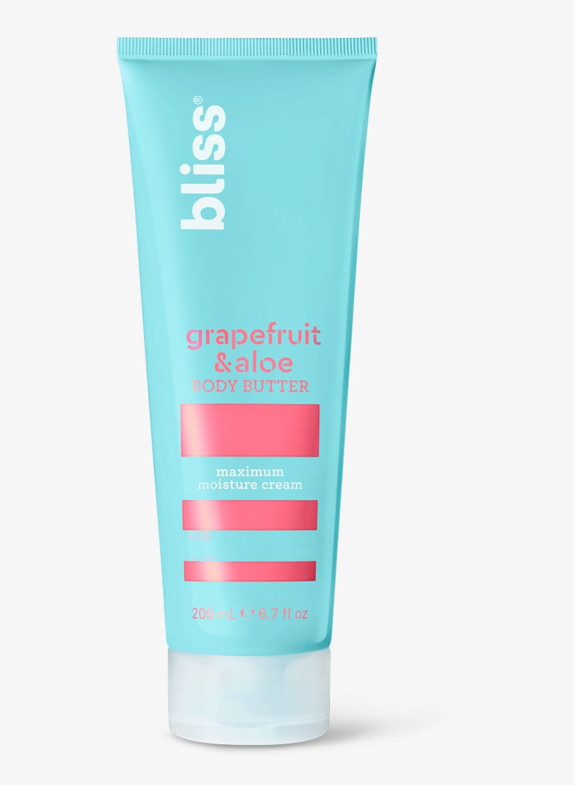 Bliss Grapefruit & Aloe Body Butter - Cosmetics, transparent png