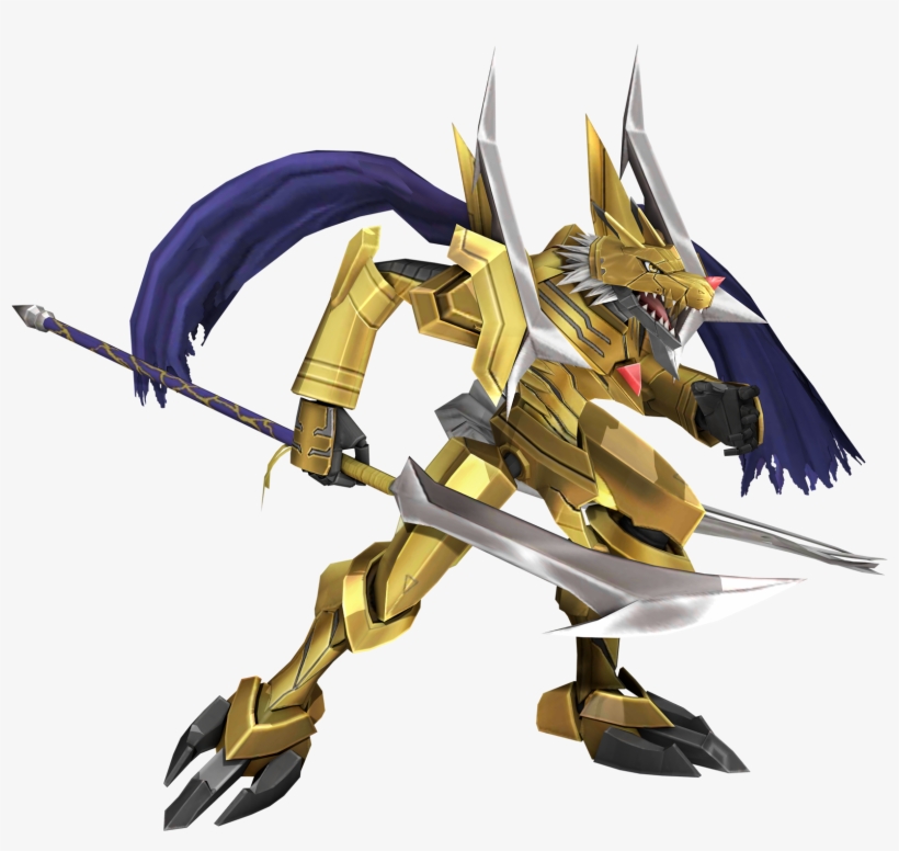 Cresgarurumon Linkz - Crescent Garurumon, transparent png