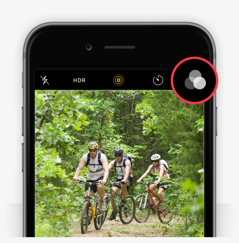 While A Filter Is Enabled, The Filters Icon Becomes - Iphone, transparent png