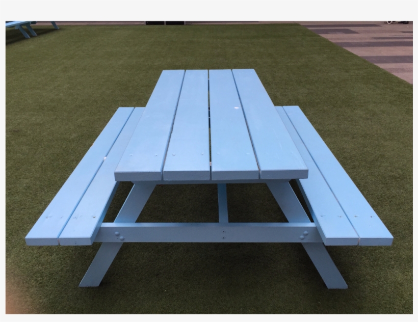 Park White Bench - Picnic Table, transparent png