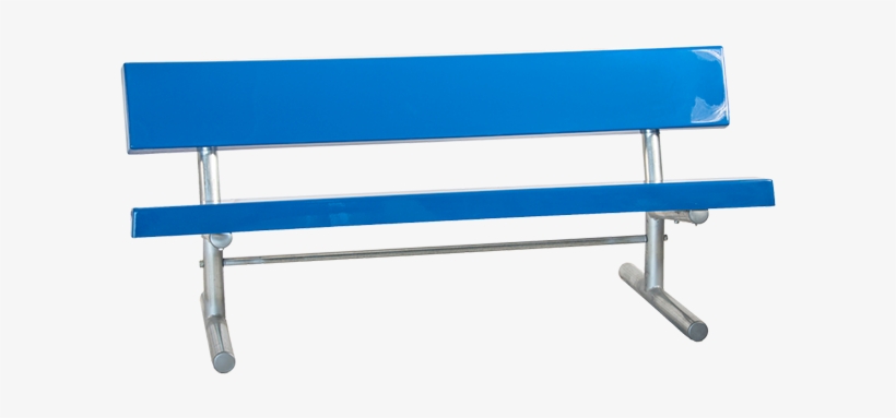 Portable Fiberglass Bench With Back - Bench, transparent png