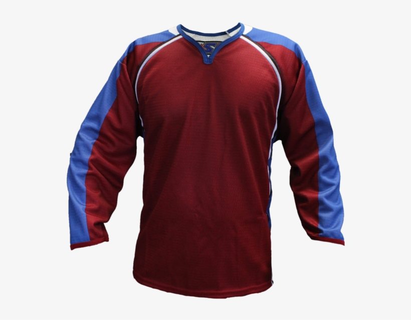 Sp Apparel Evolution Series Colorado Avalanche Burgundy - Long-sleeved T-shirt, transparent png