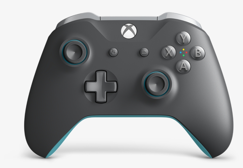 Xbox One Controller Grey And Black, transparent png