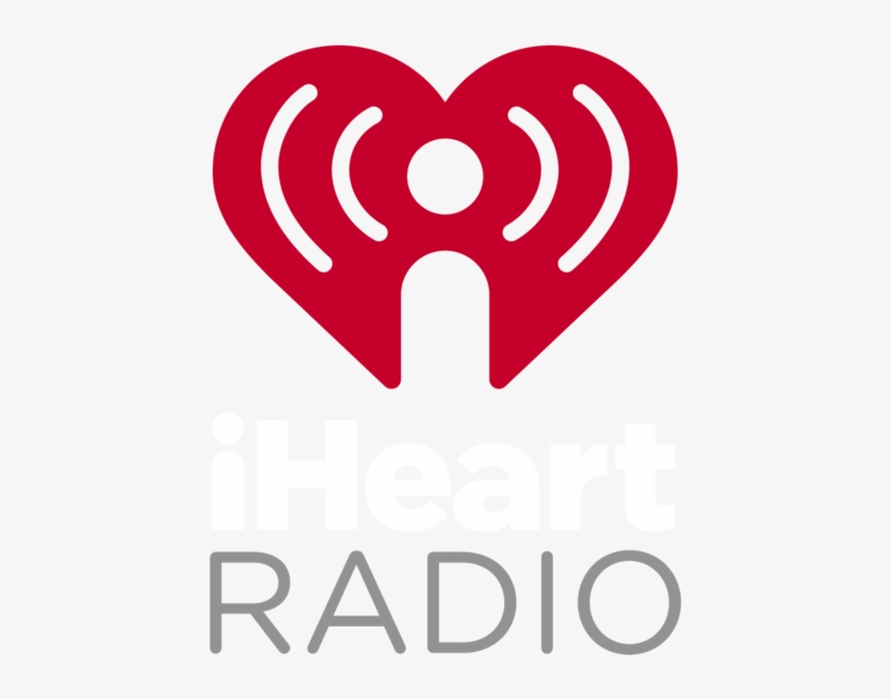 Iheartradio Logo Ihr Vertical Color On Black - Iheartradio Heart, transparent png