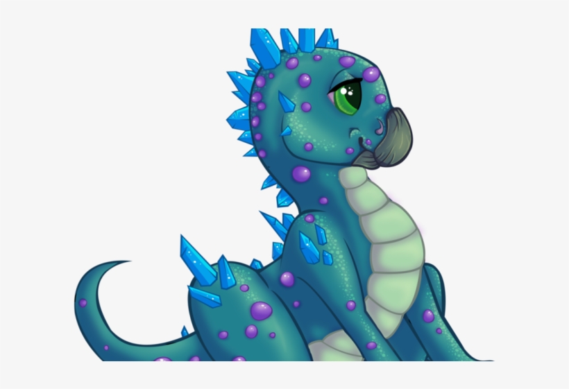 Blue Dragon Clipart Colorful Baby - Dragons Baby Clipart, transparent png