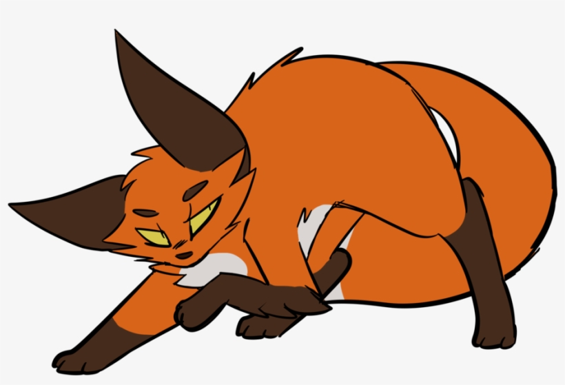 Fox Clipart Strong - Cartoon Strong Fox, transparent png