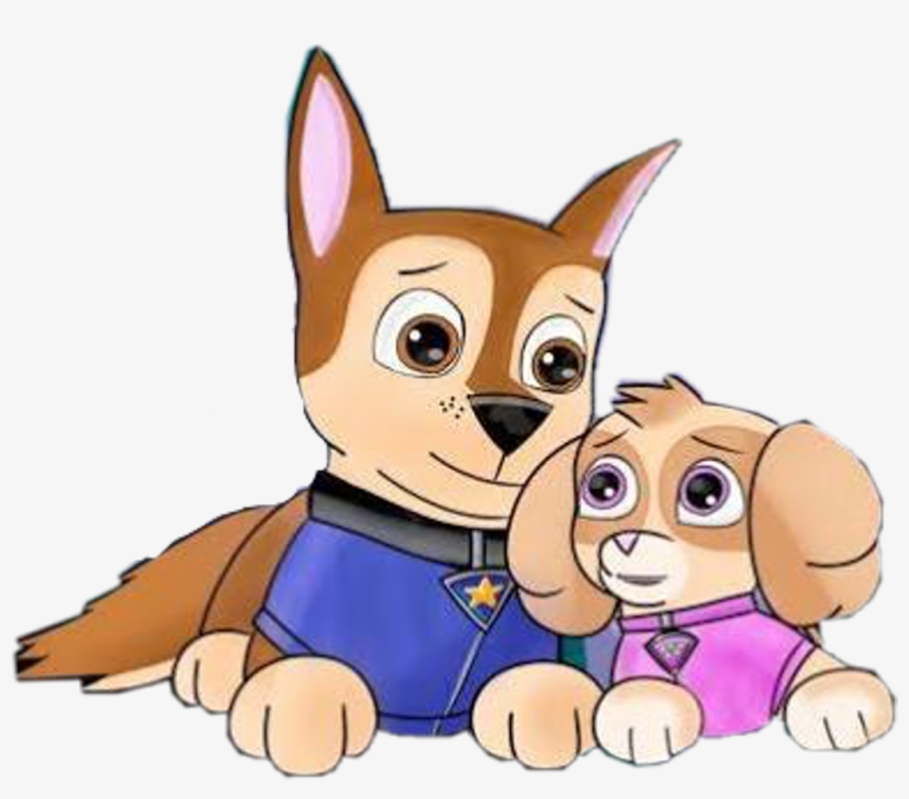 Skye Chase Pawpatrol Freetoedit - Cartoon, transparent png