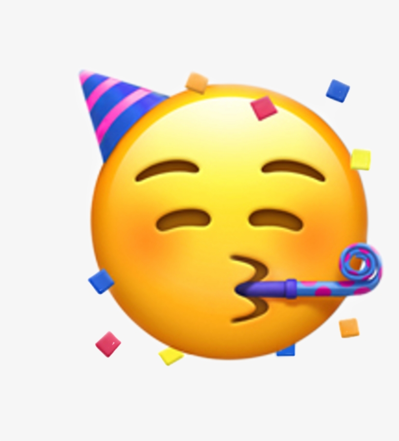 Scmy2019emoji Sticker - Partying Face Emoji, transparent png