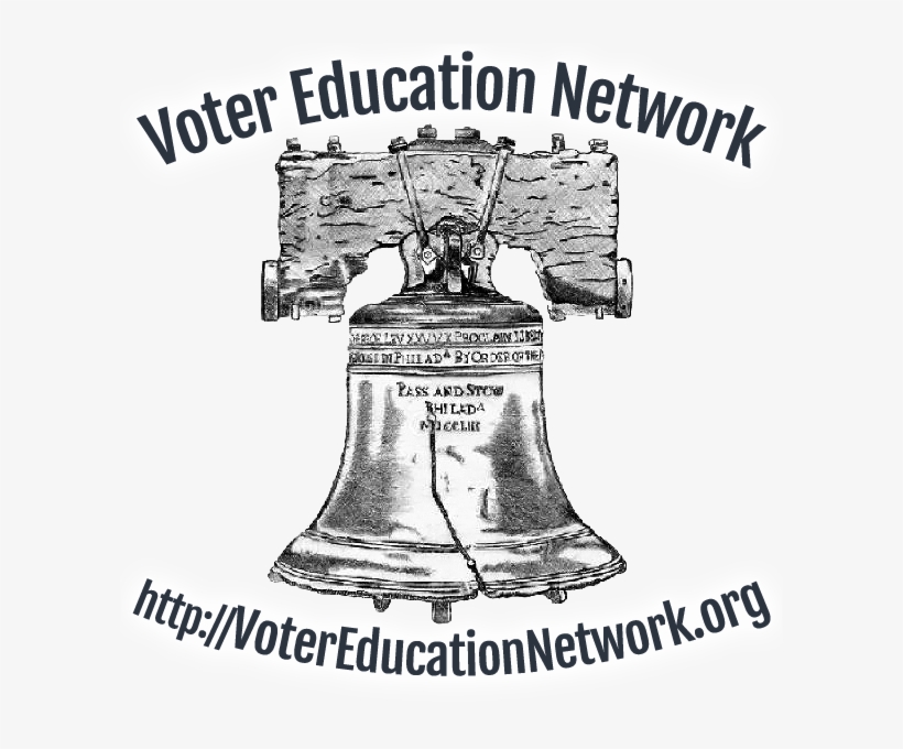 Voter Education Network - Liberty Bell Drawing, transparent png