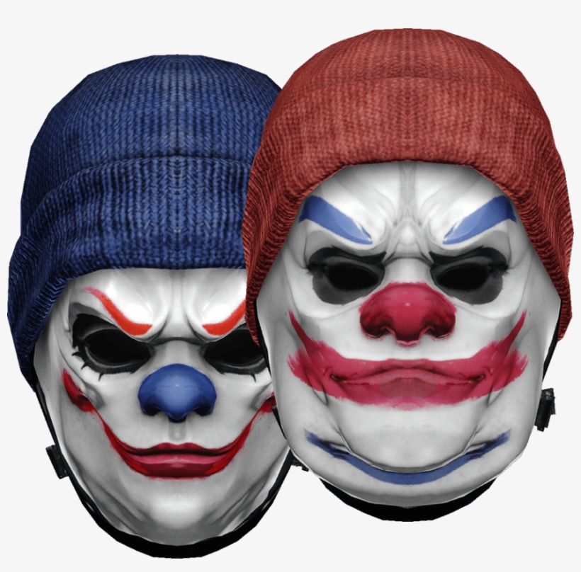 Payday 2 H3h3 Character Pack - Clown, transparent png