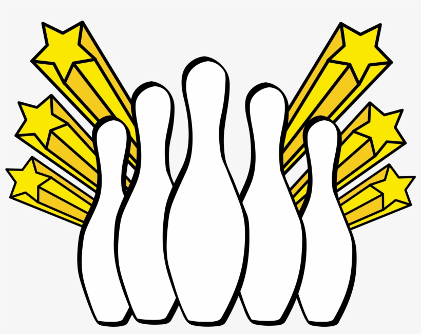Big Image - Clip Art Bowling Pins, transparent png