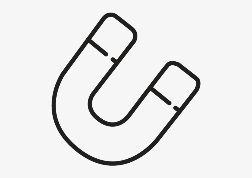 Horseshoe - Line Art, transparent png